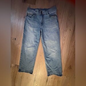 Kut from the Kloth Light Blue Jeans lucy high rise wide size 10 great jeans!